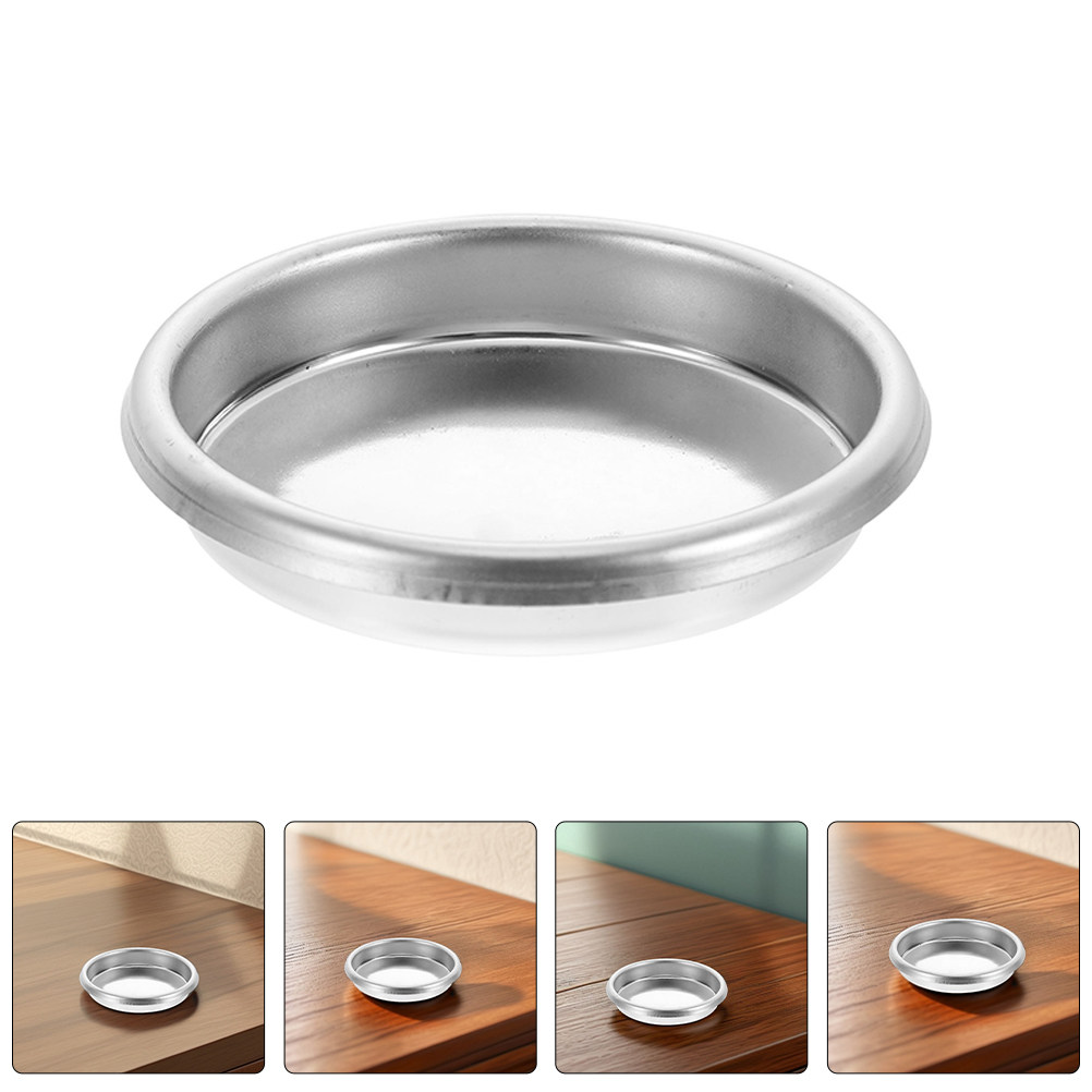 Blind Filter Disc - 2 Stück Metall-Blindscheiben für Kaffeemaschinen, Rückspül-Einsätze,