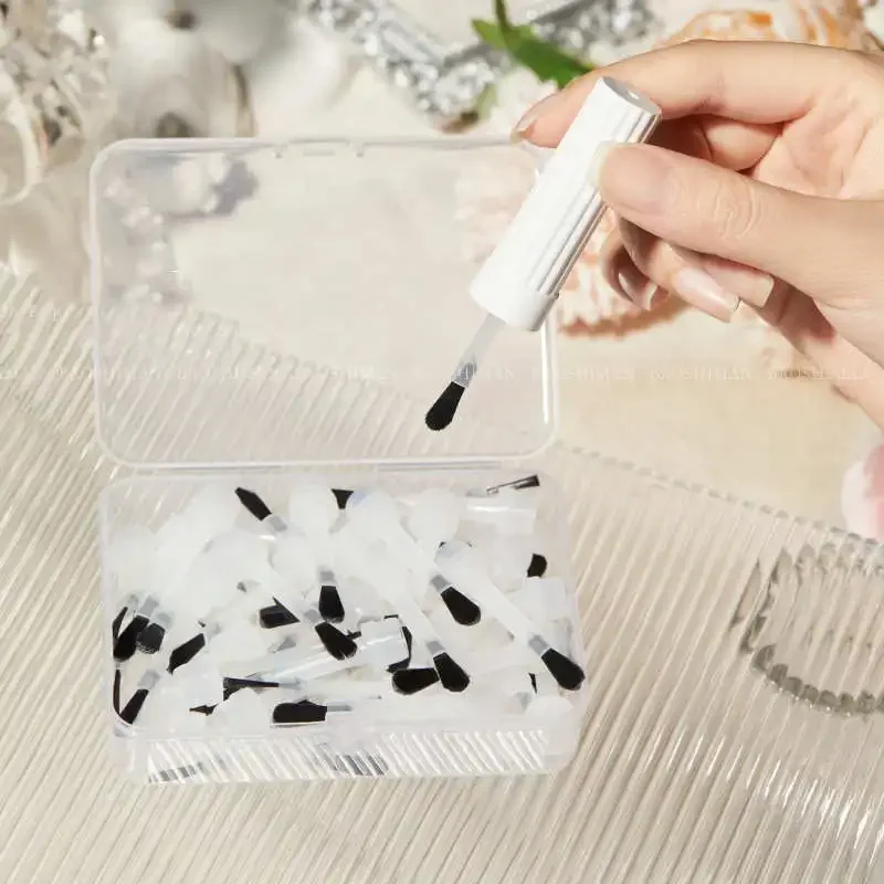 Group Head Brush - 50PCS Nagel Gel Ersetzen Pinsel Kopf