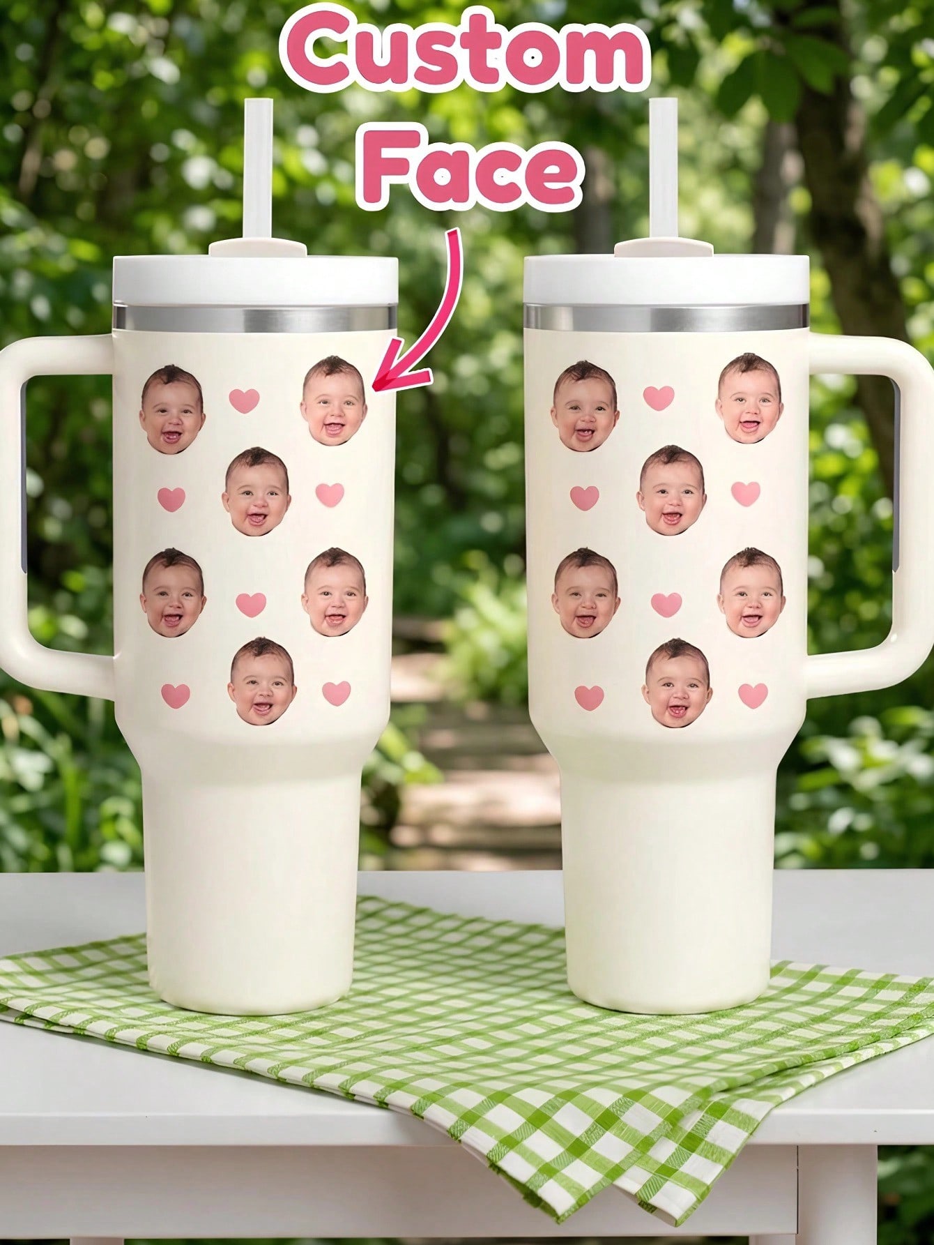 Coffee Equipment Names - Personalisierter Isolierbecher 40oz mit Griff und