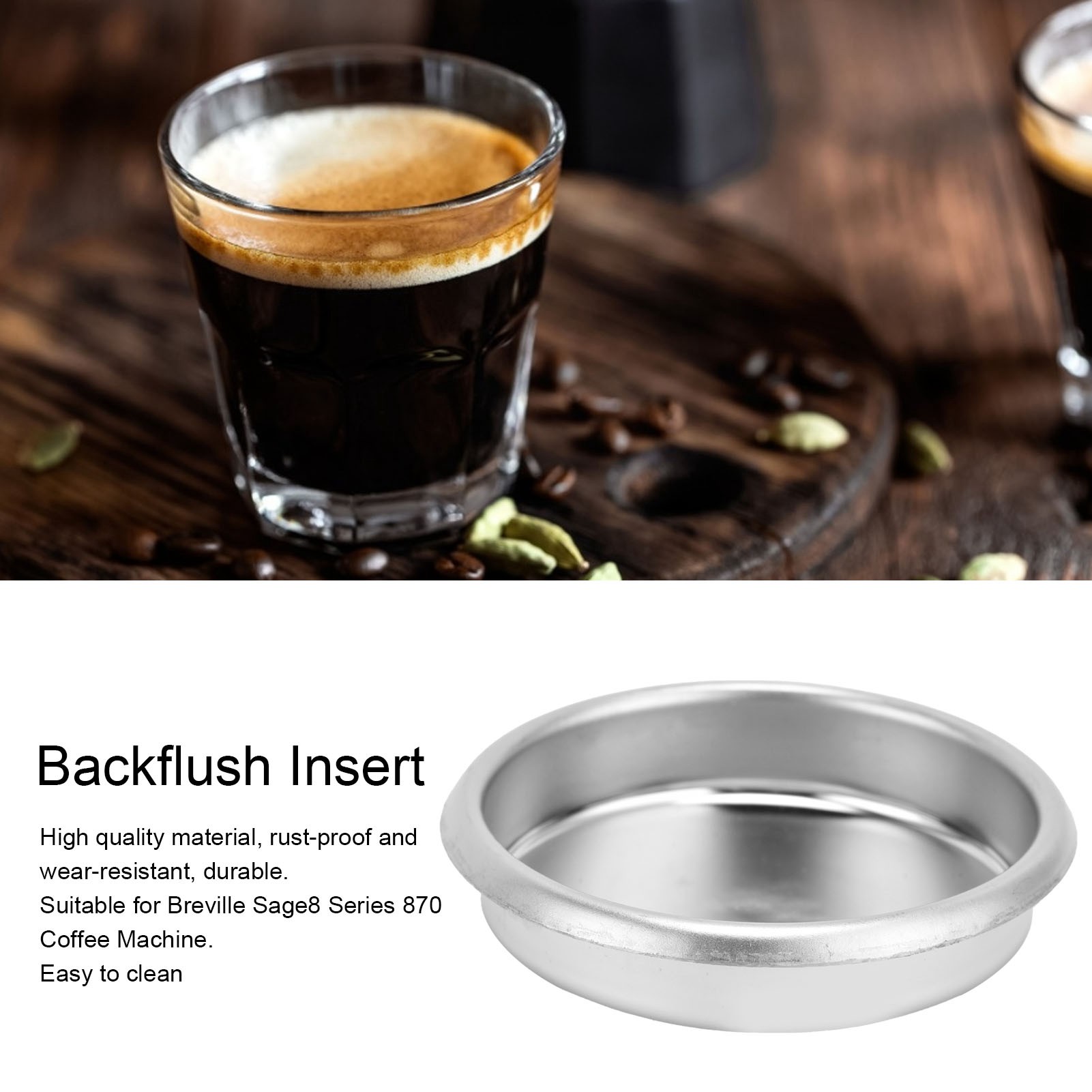 54mm Kaffeemaschinen-Edelstahl – Blind Filter Disc Bewertung und Preis
