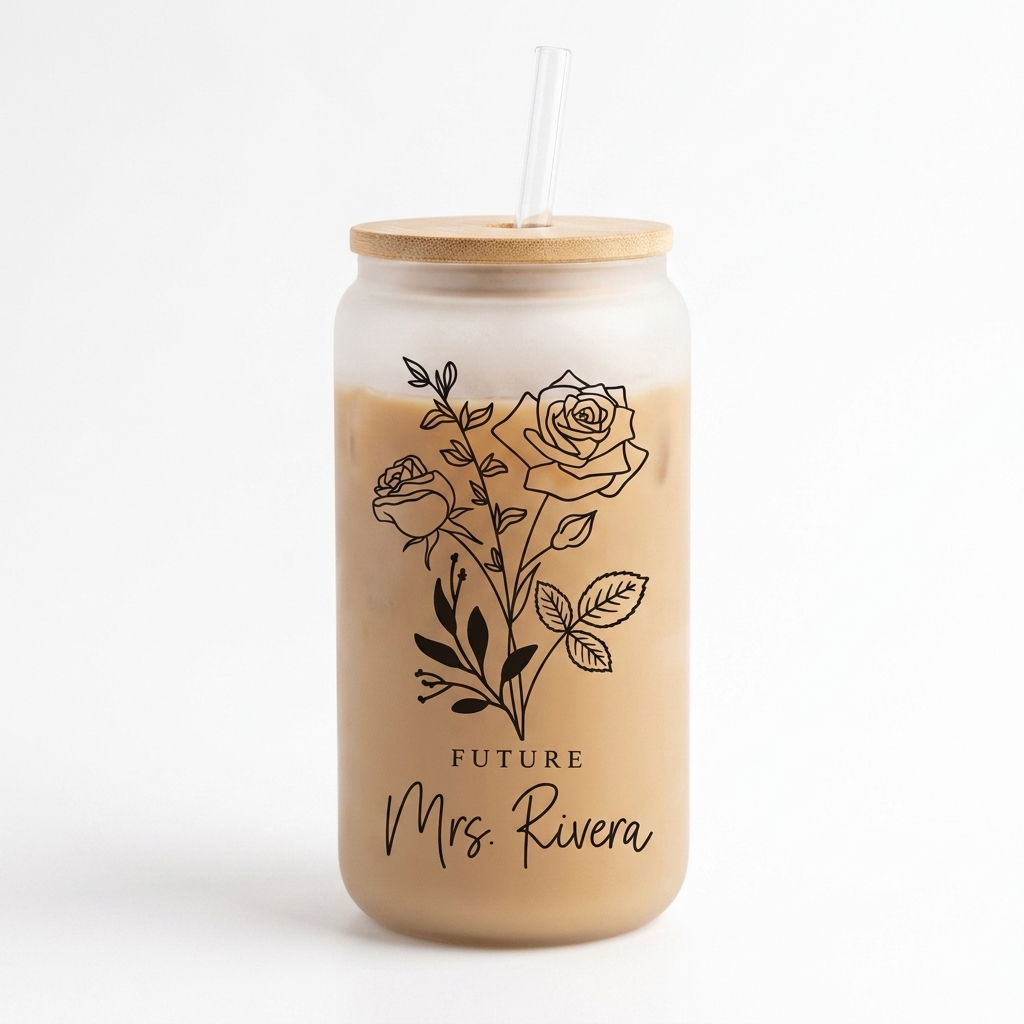 Personalisierte Glasbecher mit – Coffee Equipment Names Bewertung und Preis