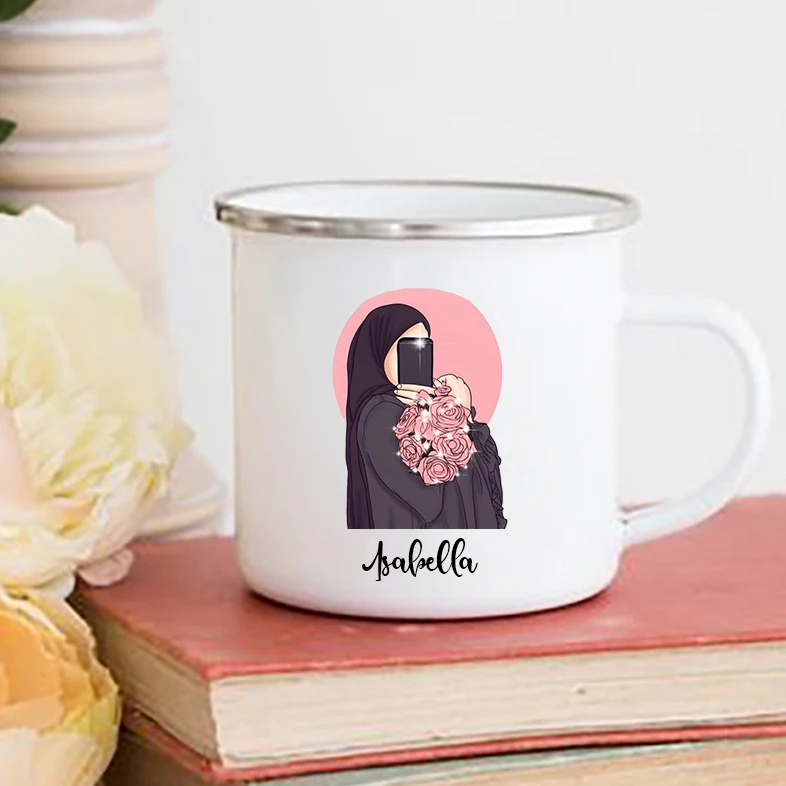 Personalisierte Hijabi Mädchen – Coffee Equipment Names Bewertung und Preis