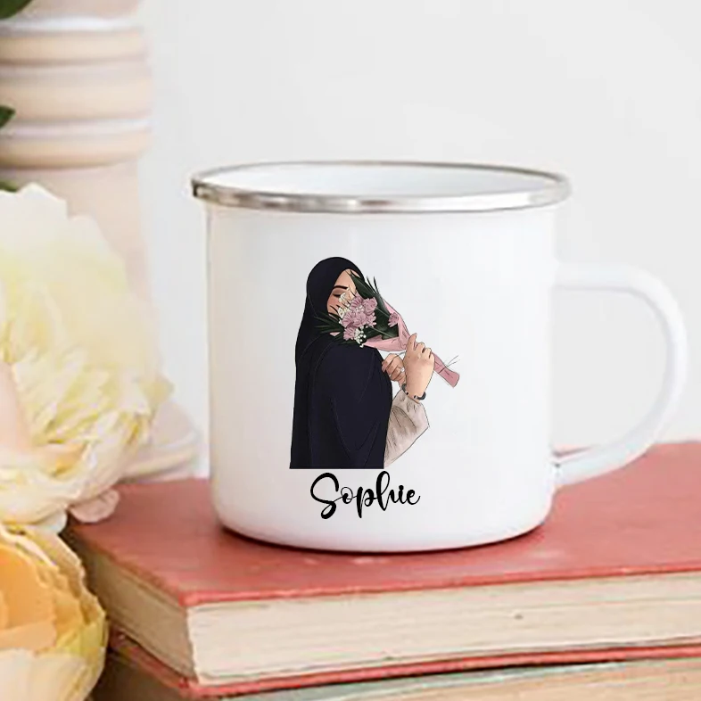 Personalisierte Hijabi Mädchen – Coffee Equipment Names Bewertung und Preis