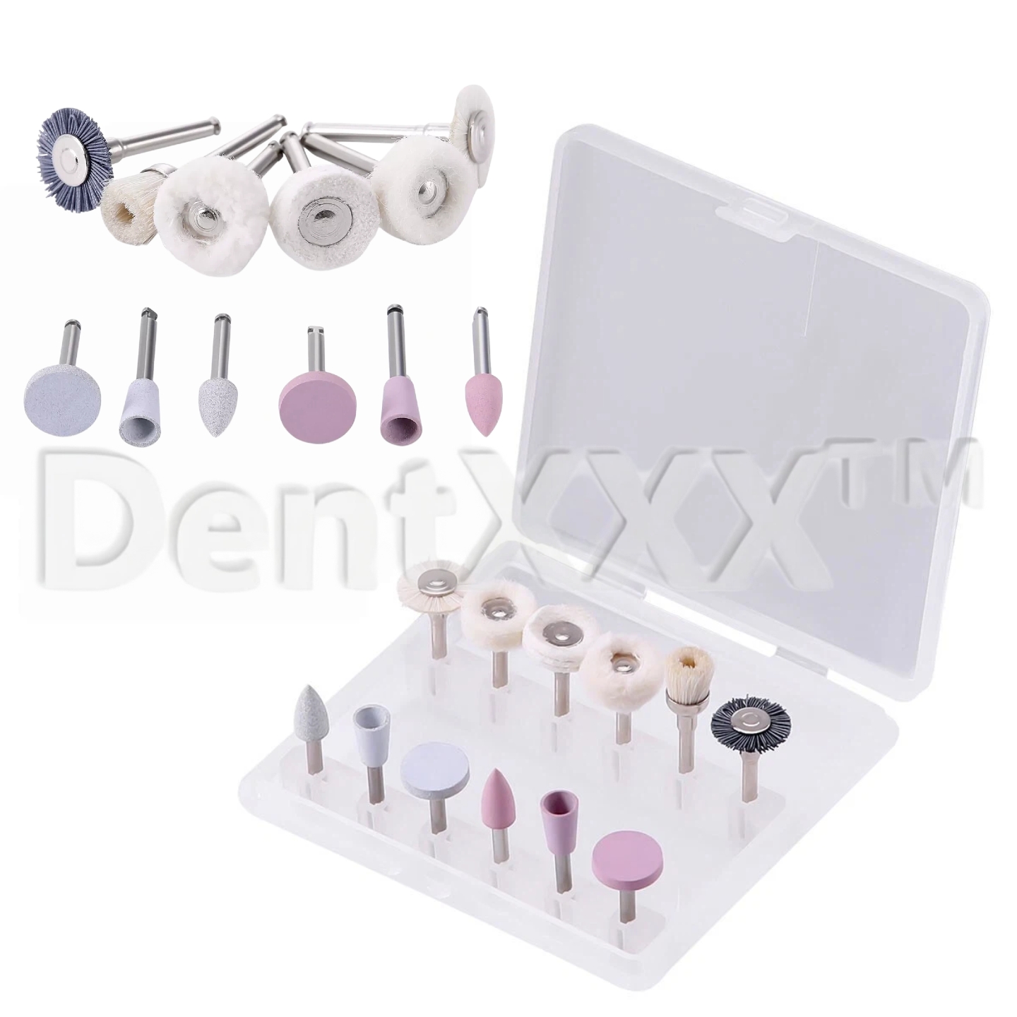 12-teiliges Verbundpolierset,  – Group Head Brush Bewertung und Preis